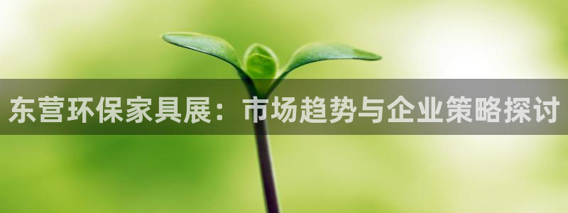 意昂5(KGAME)平台线路测速：东营环保家具展：市场趋势与