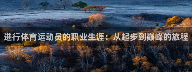 oety欧亿：进行体育运动员的职业生涯：从起步到巅峰的旅程